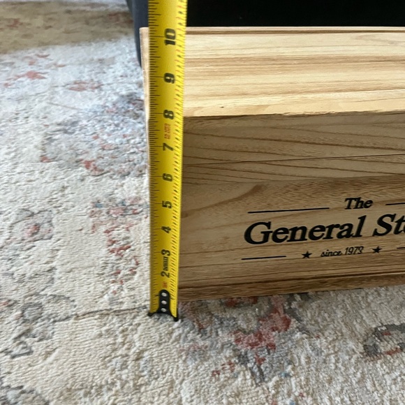 NWT wood box. “General store” - Picture 3 of 7